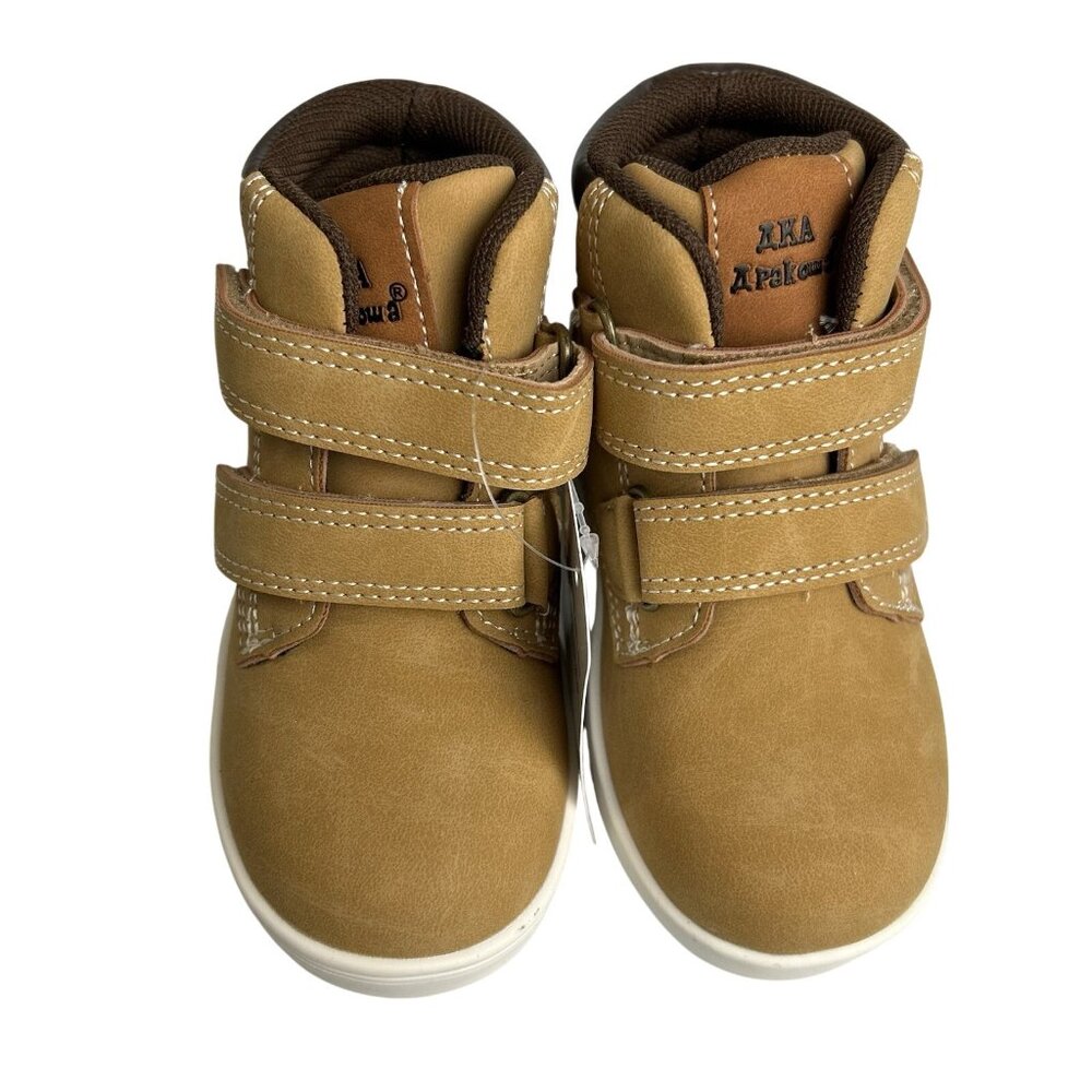 Apakowa Toddler Little Kids Boys Size 8 Autumn Boots Water Resistant Brown NEW - Picture 11 of 16